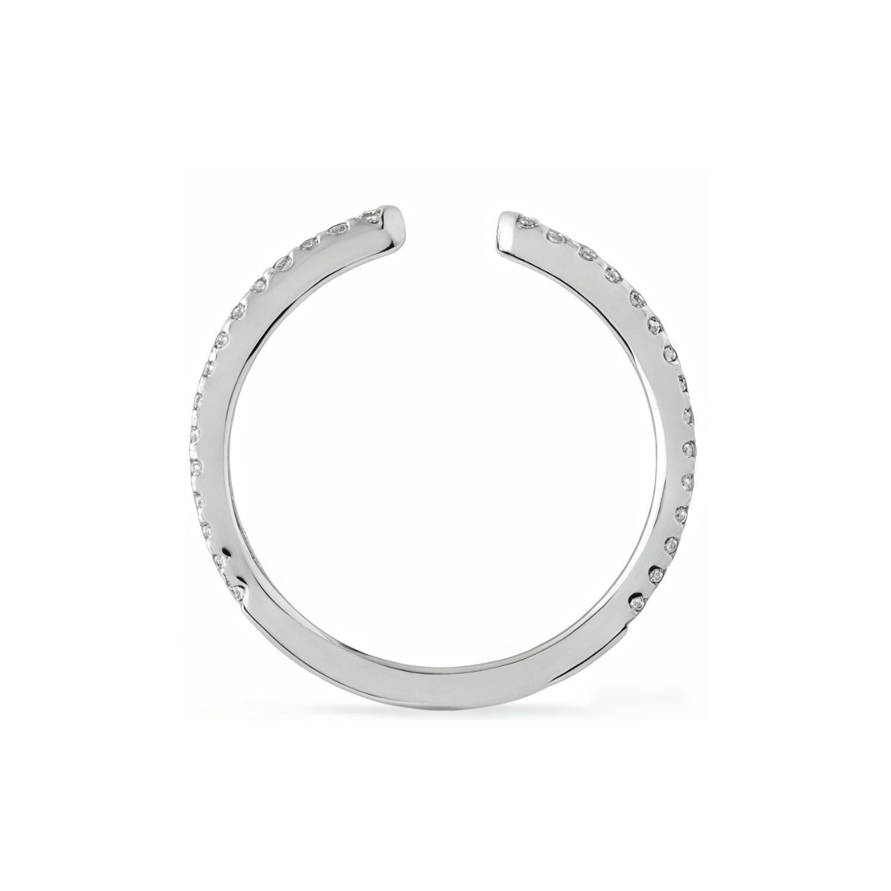 Pave Open Ring - ForevrGold | Los Angeles