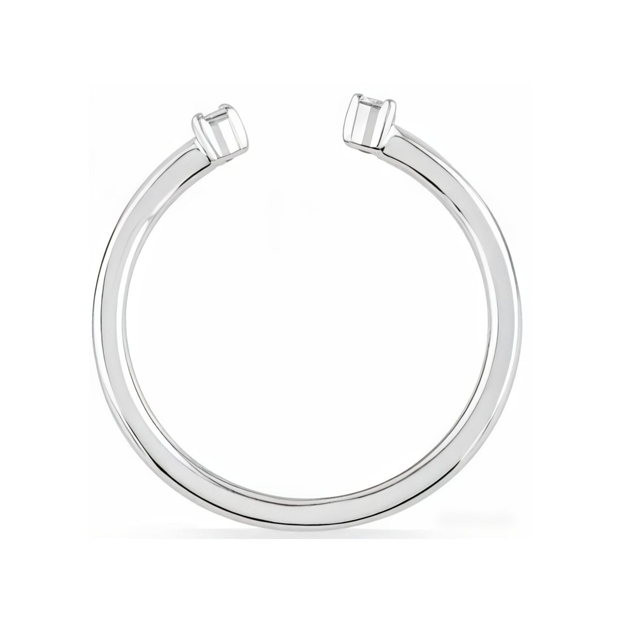 Two Stone Open Ring - ForevrGold | Los Angeles