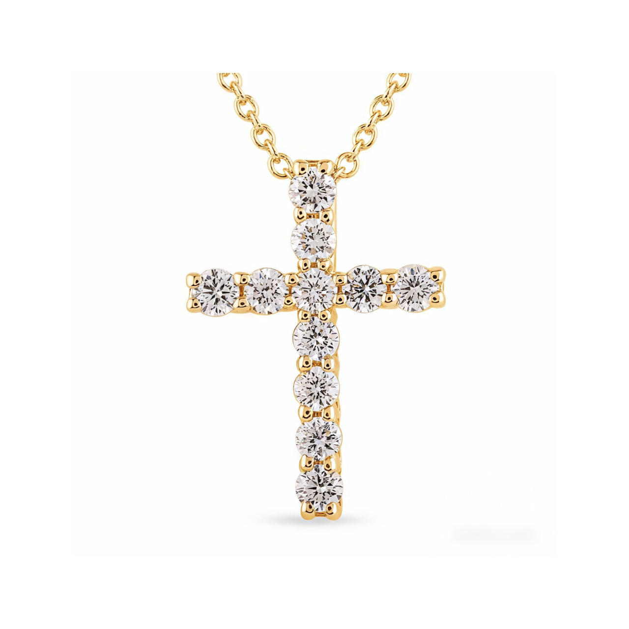 Cross Pendant Chain Necklace - ForevrGold | Los Angeles