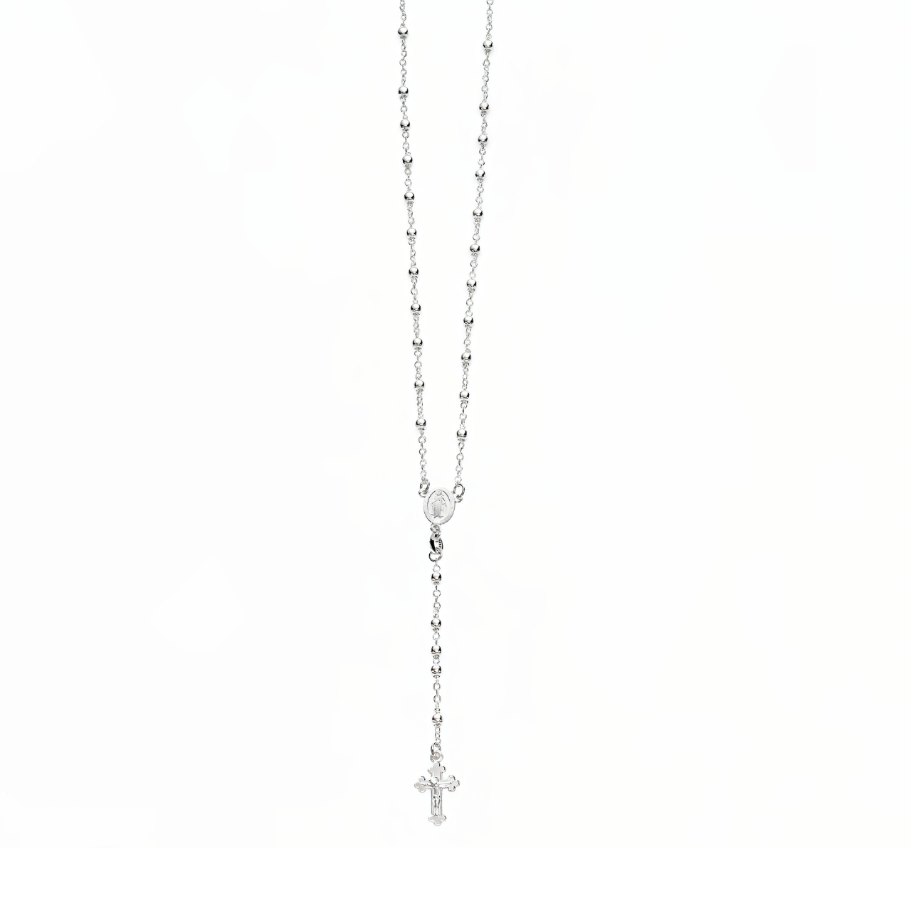 Mini Bead Rosary Necklace