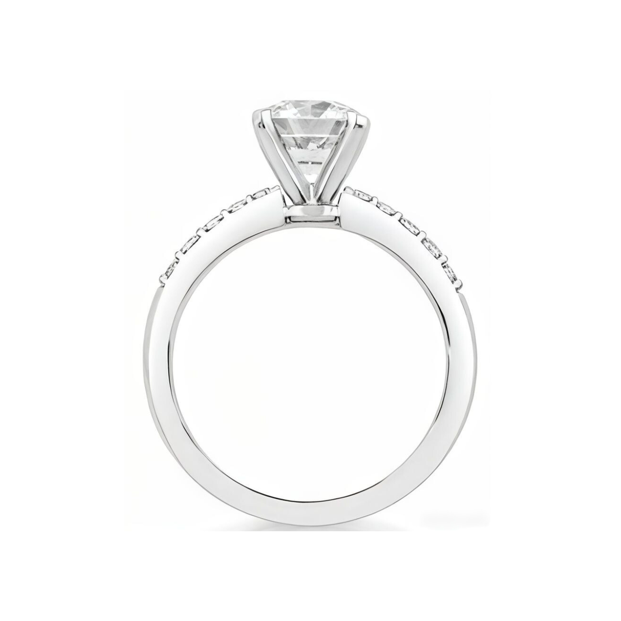 1.71 ctw Round Engagement Ring - ForevrGold | Los Angeles