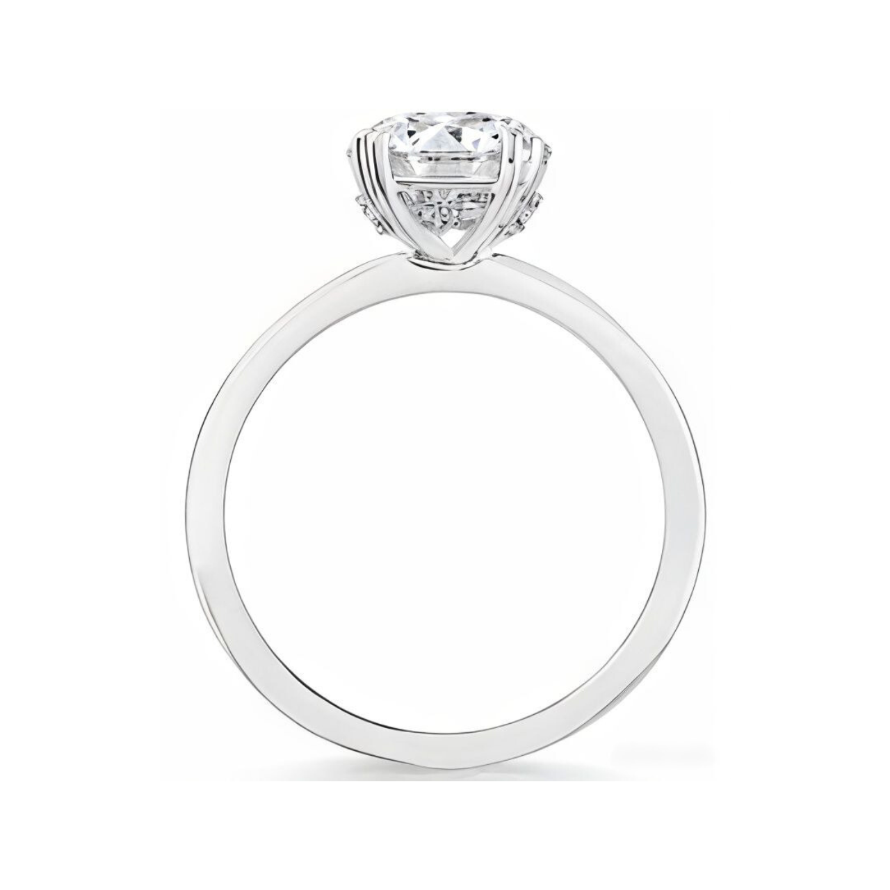 2.10 ctw Round Solitaire Engagement Ring - ForevrGold | Los Angeles