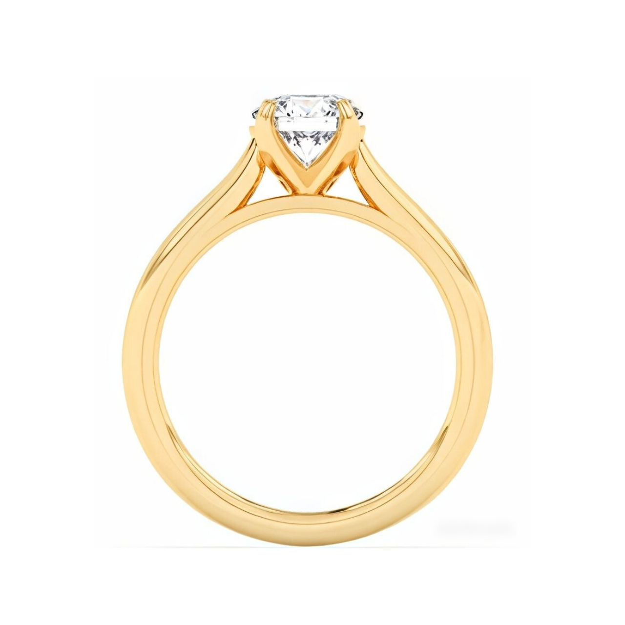 1 ctw Round Solitaire Engagement Ring - ForevrGold | Los Angeles