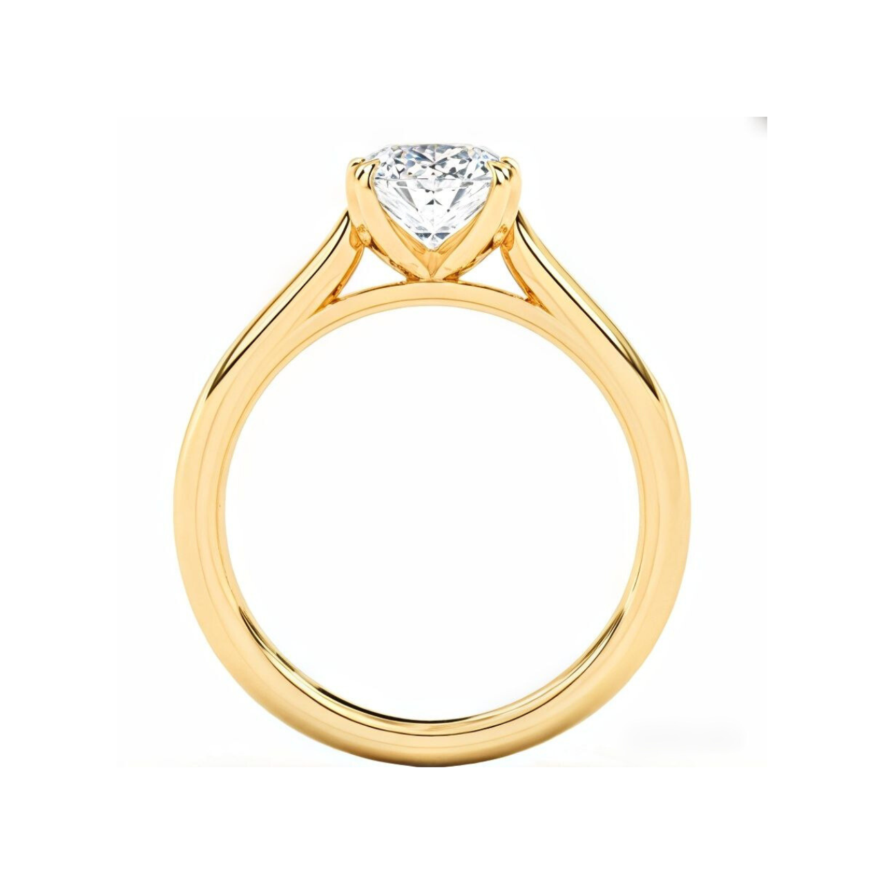2 ctw Oval Solitaire Engagement Ring - ForevrGold | Los Angeles