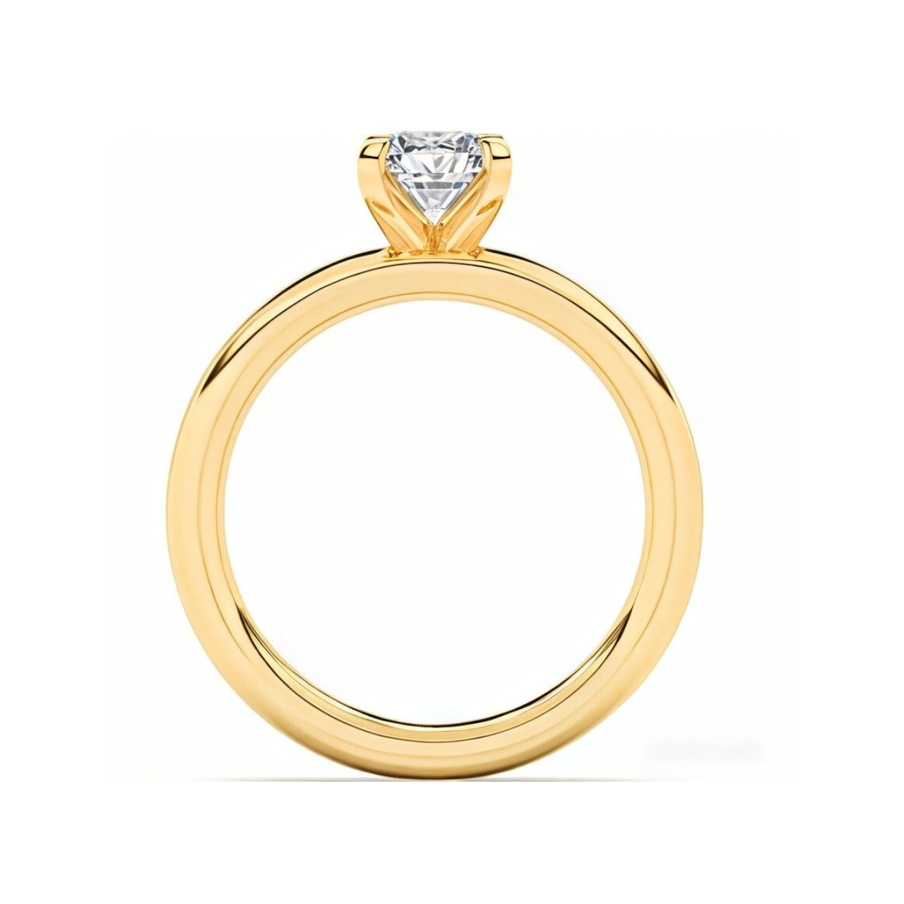 1.50 ctw Emerald Solitaire Engagement Ring - ForevrGold | Los Angeles
