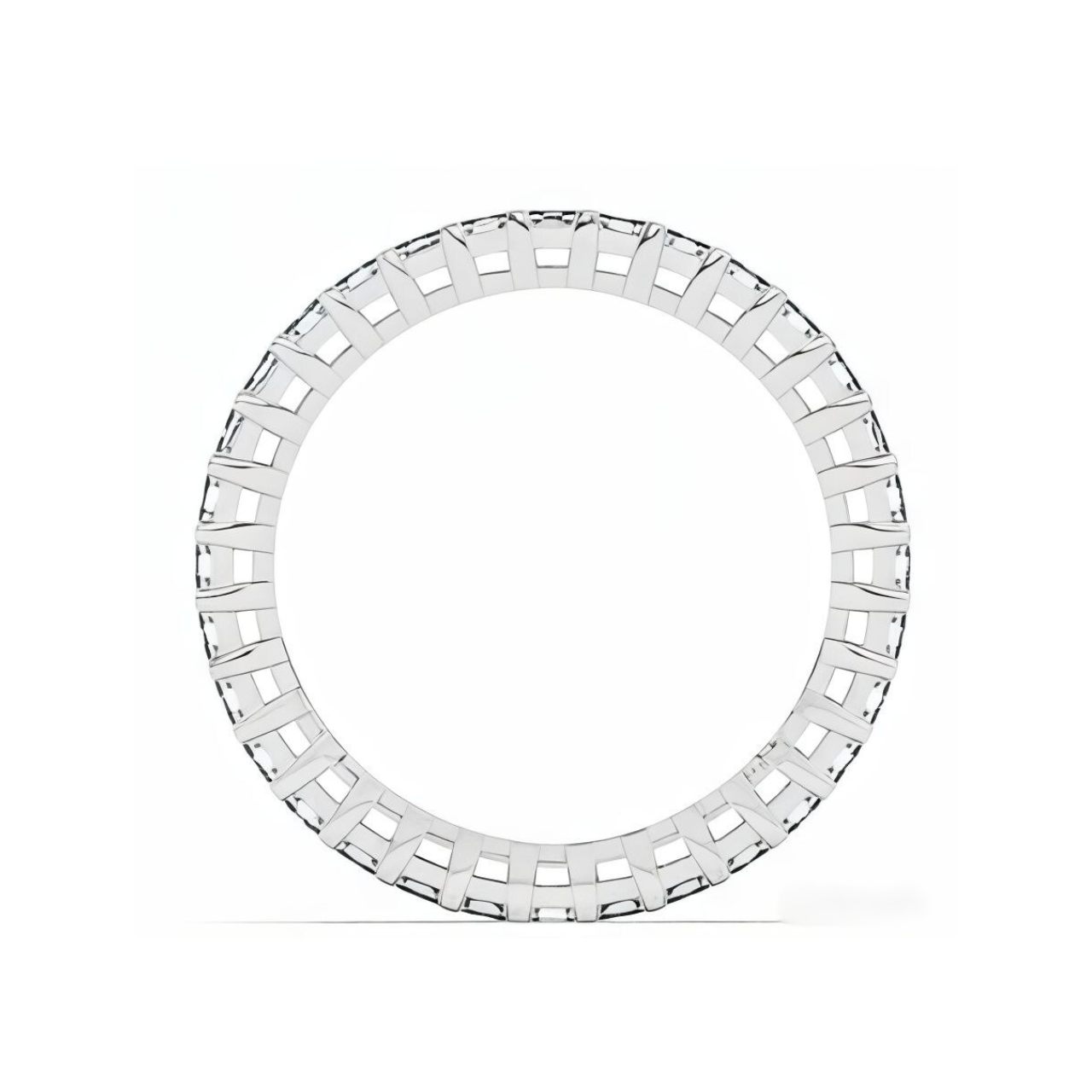 Emerald Eternity Ring - ForevrGold | Los Angeles