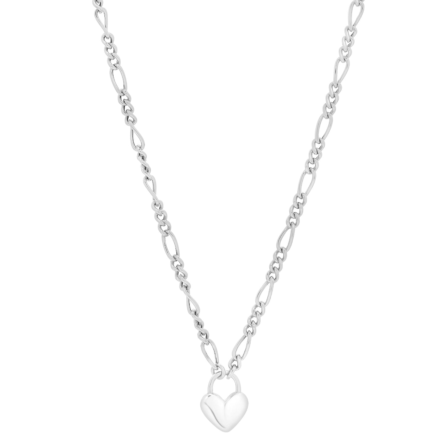 Heart Lock Pendant Necklace