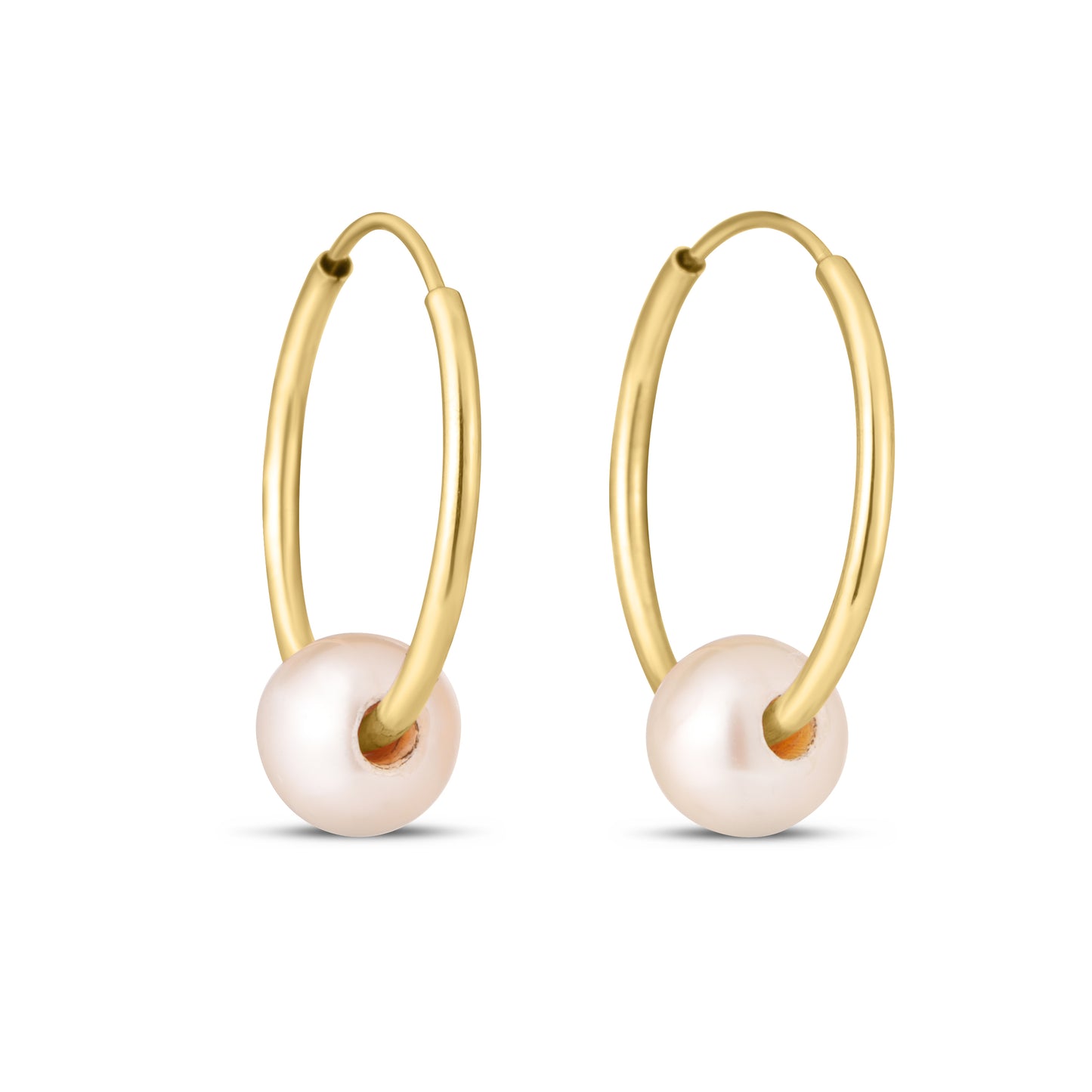 Endless Pearl Earring - ForevrGold | Los Angeles