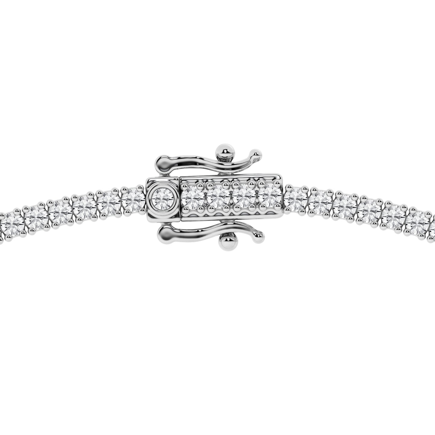 7 ctw Lab Grown Diamond Round Tennis Necklace - ForevrGold | Los Angeles