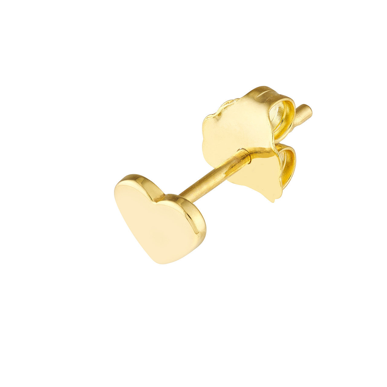 Classic Heart Studs - ForevrGold | Los Angeles