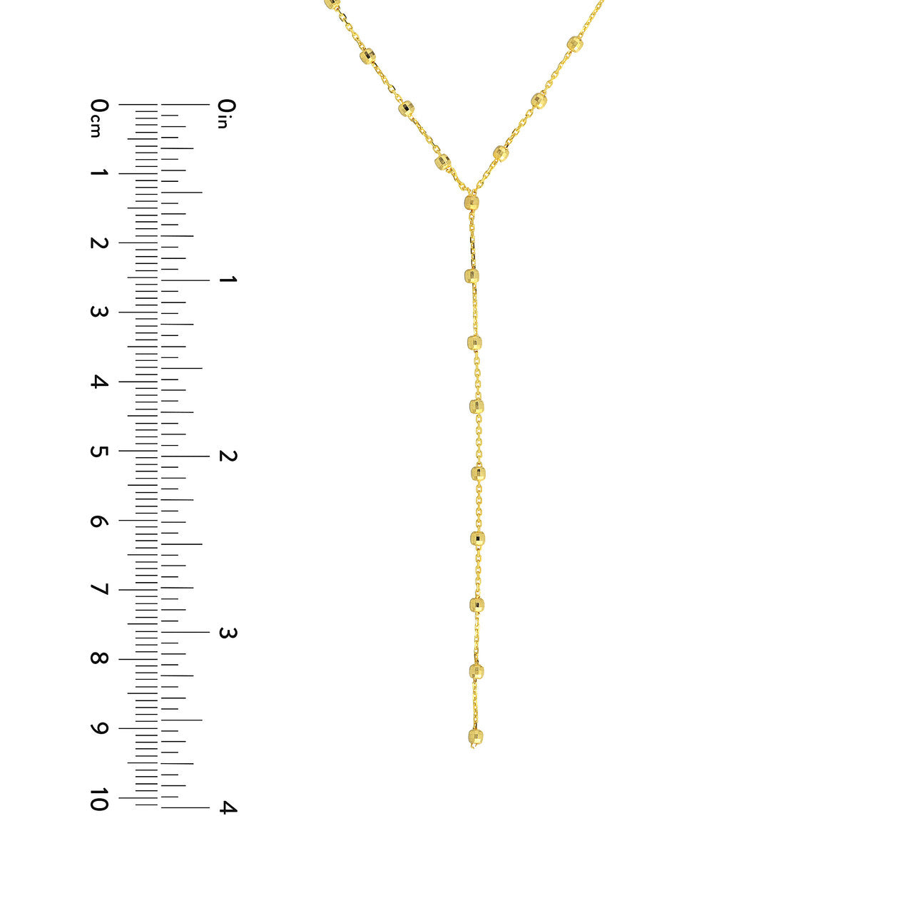 Beads Lariat Necklace - ForevrGold | Los Angeles