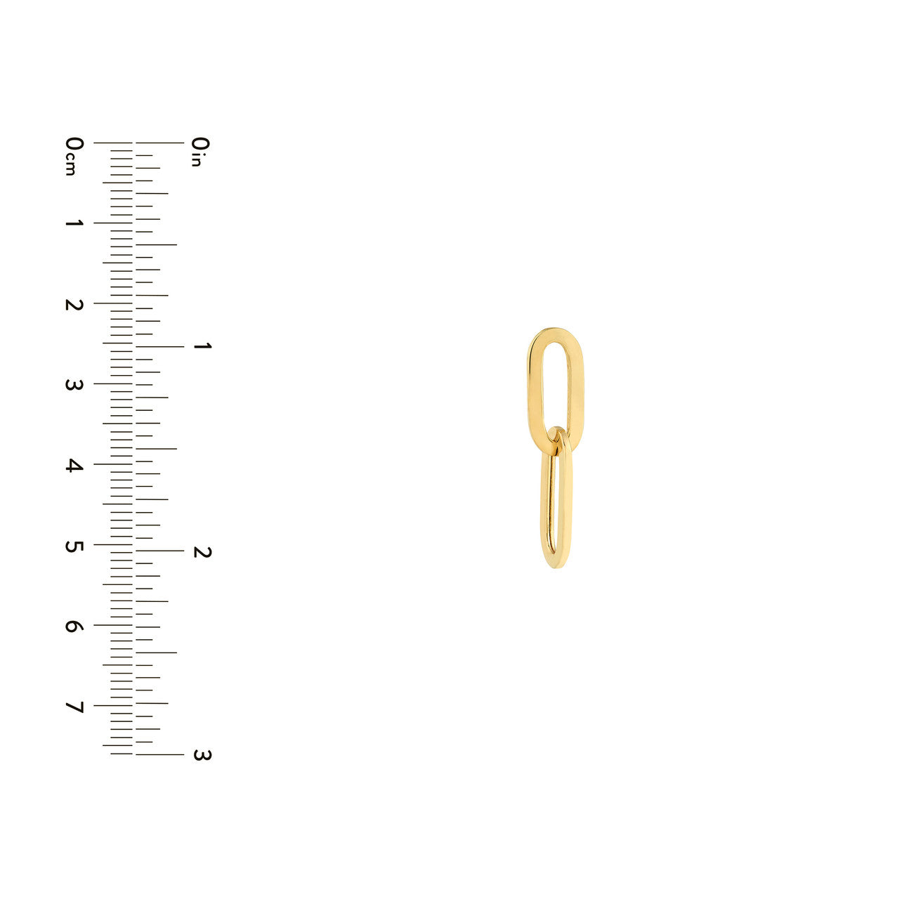 Oval Link Earrings - ForevrGold | Los Angeles