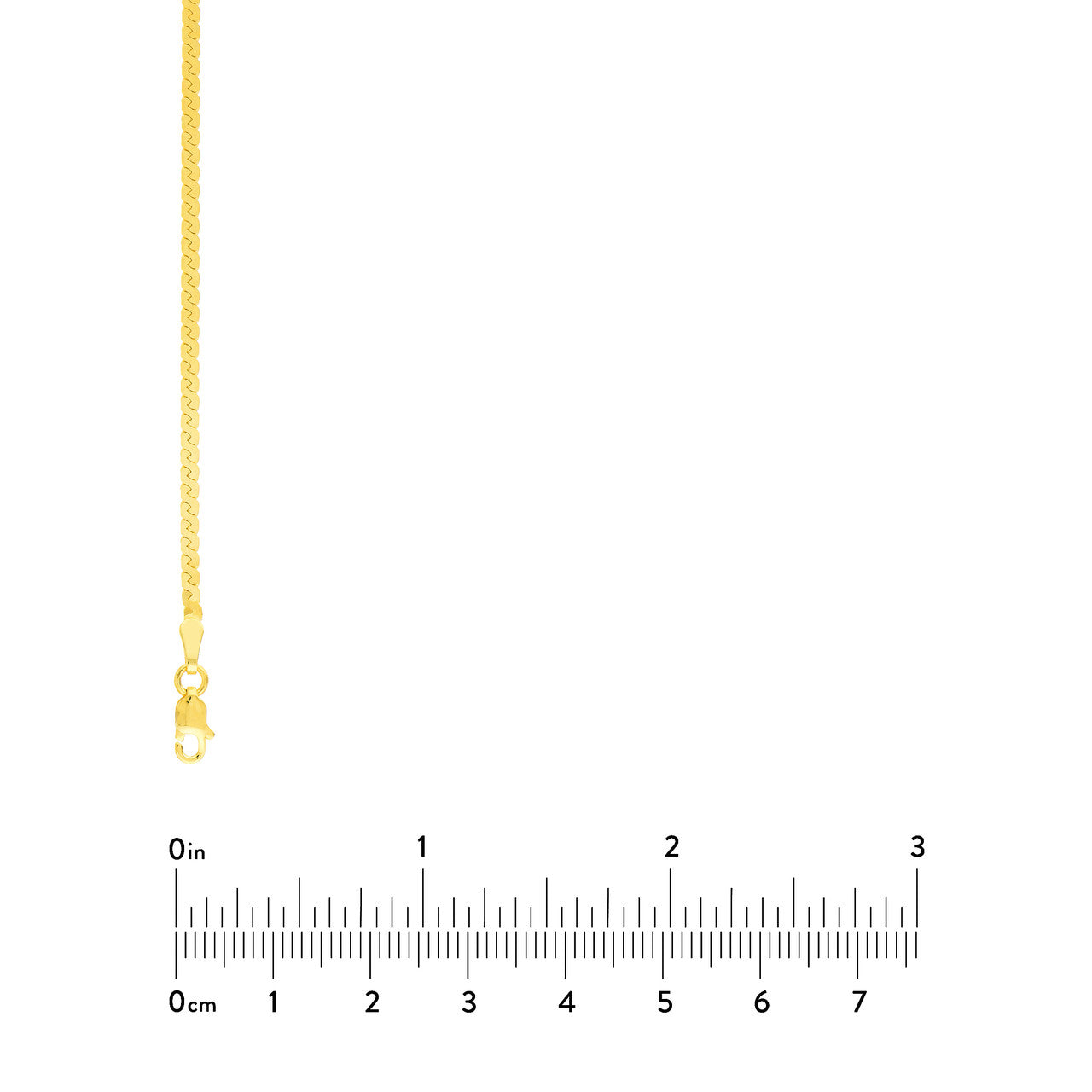 Serpentine Chain Necklace - ForevrGold | Los Angeles