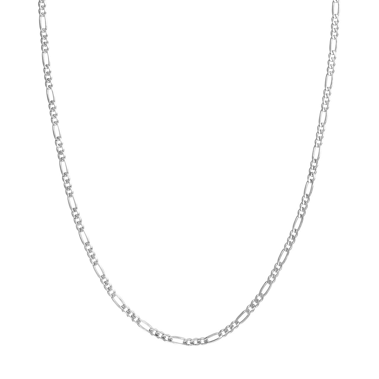 Silver Figaro Chain Necklace