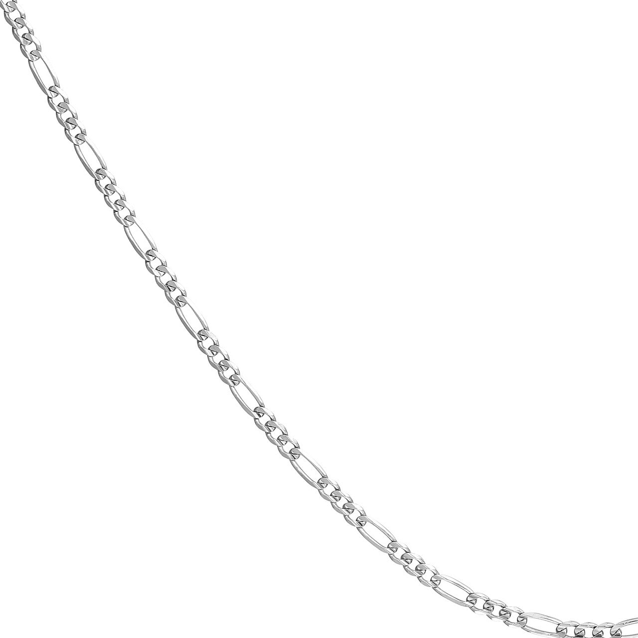 Silver Figaro Chain Necklace