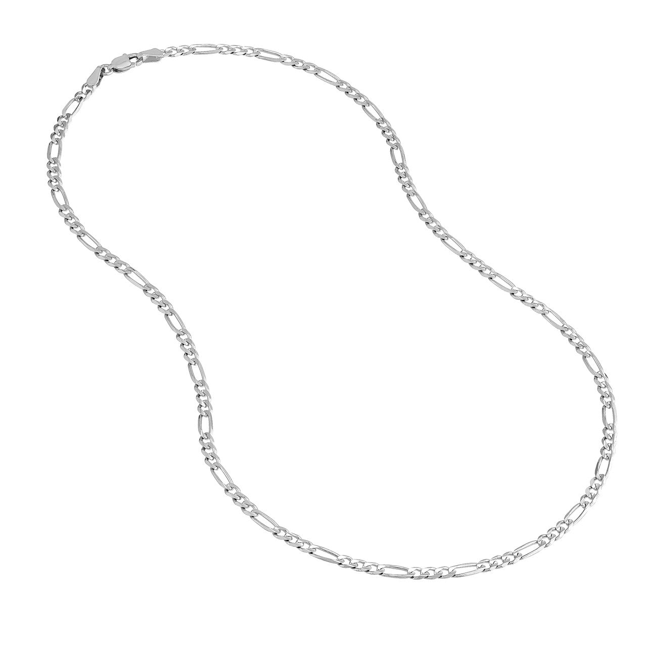 Silver Figaro Chain Necklace