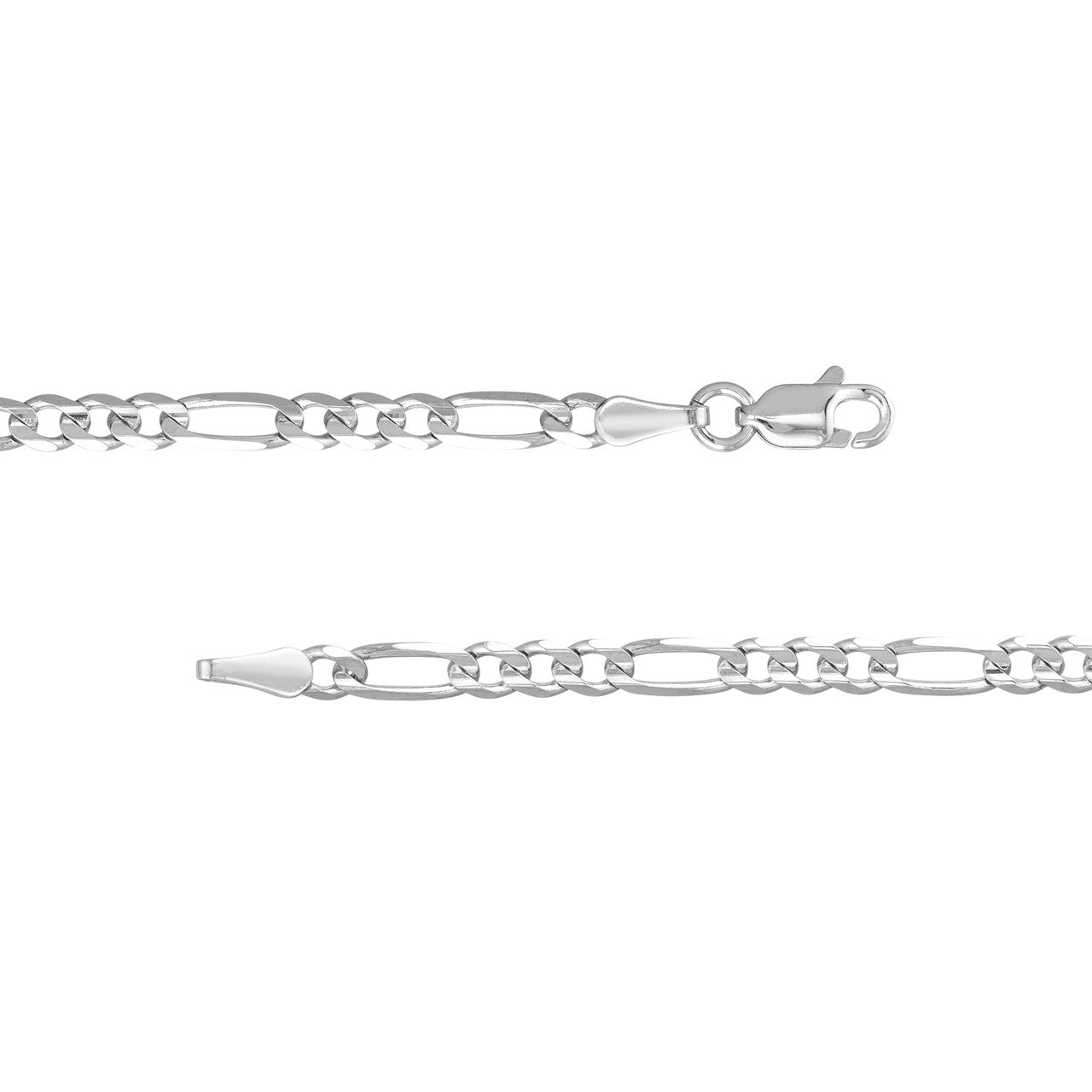 Silver Figaro Chain Necklace