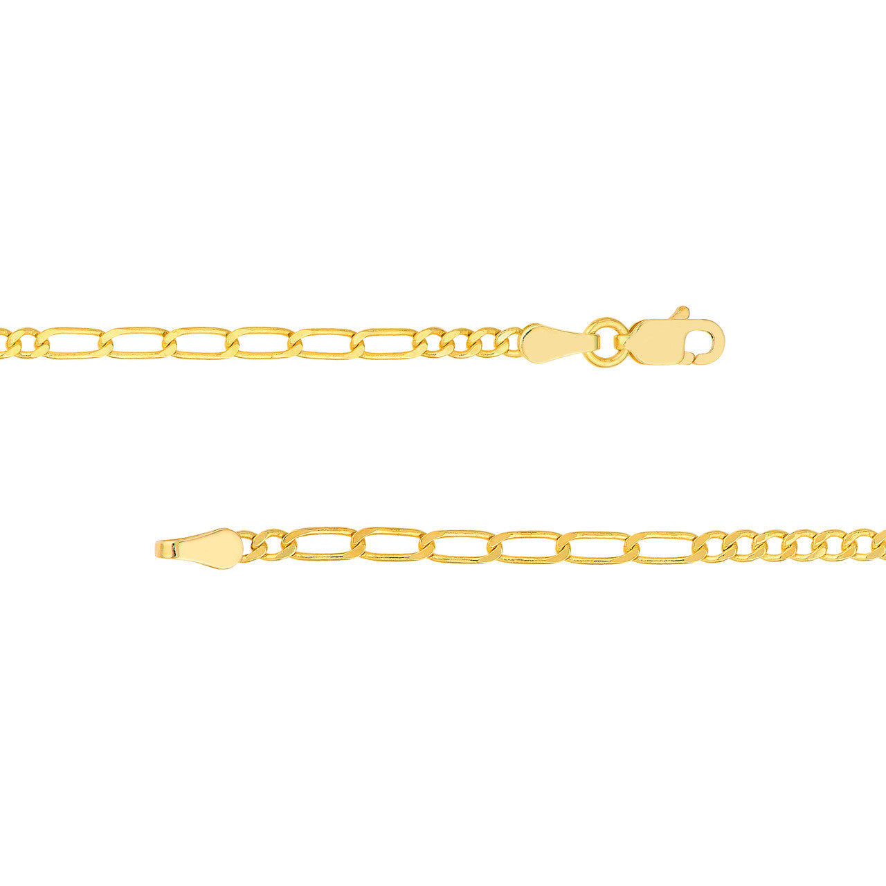 Figaro Chain Bracelet - ForevrGold | Los Angeles