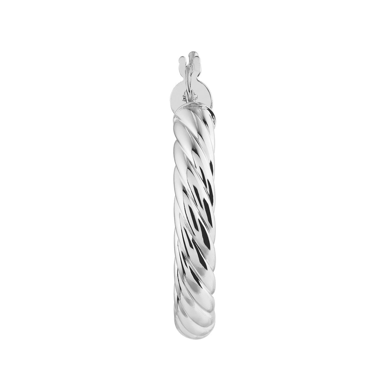 Silk Twist Hoops - ForevrGold | Los Angeles