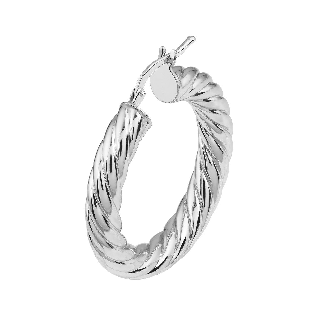 Silk Twist Hoops - ForevrGold | Los Angeles