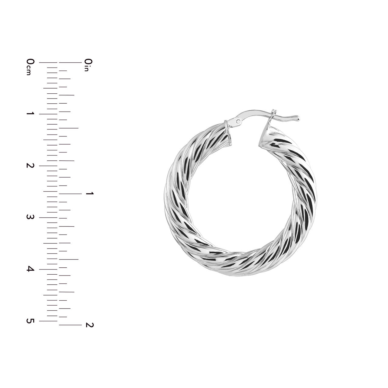 Silk Twist Hoops - ForevrGold | Los Angeles