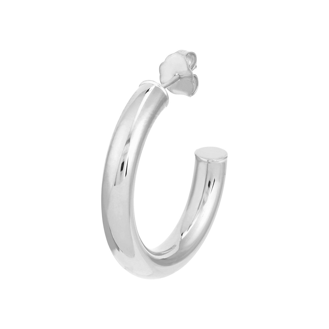 Classic Silver Hoops - Small
