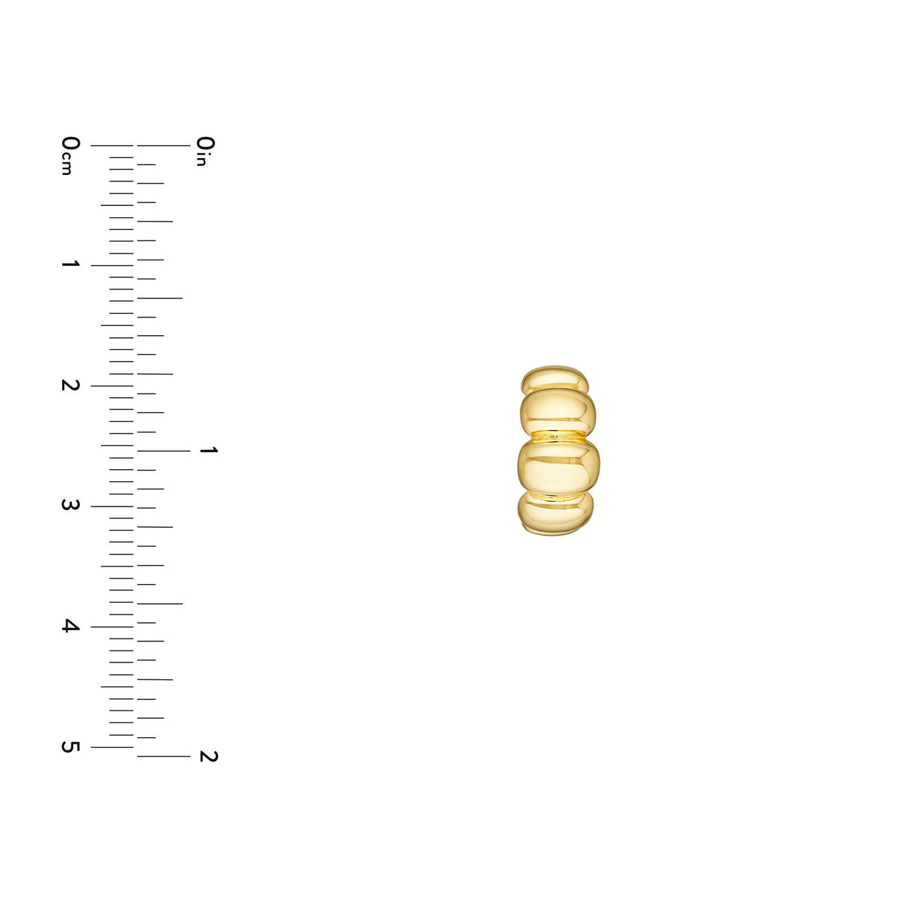 Puffy Shrimp Earring - ForevrGold | Los Angeles