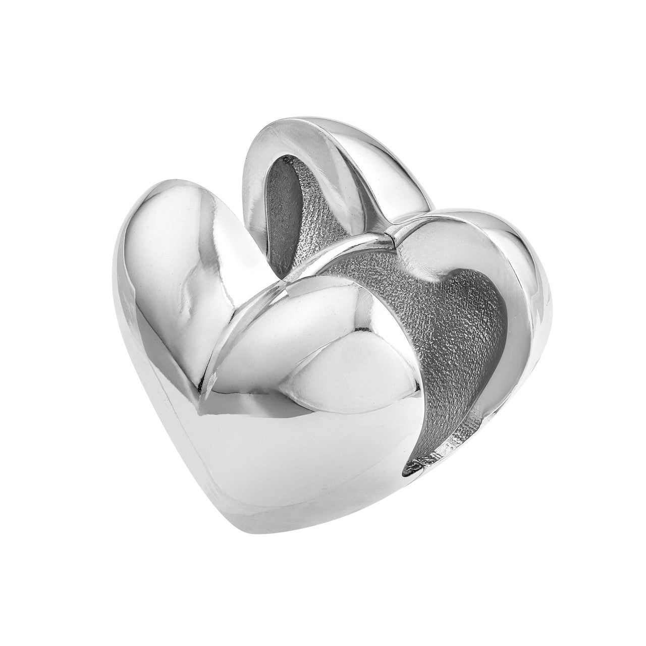 Puffy Heart Clip Earrings