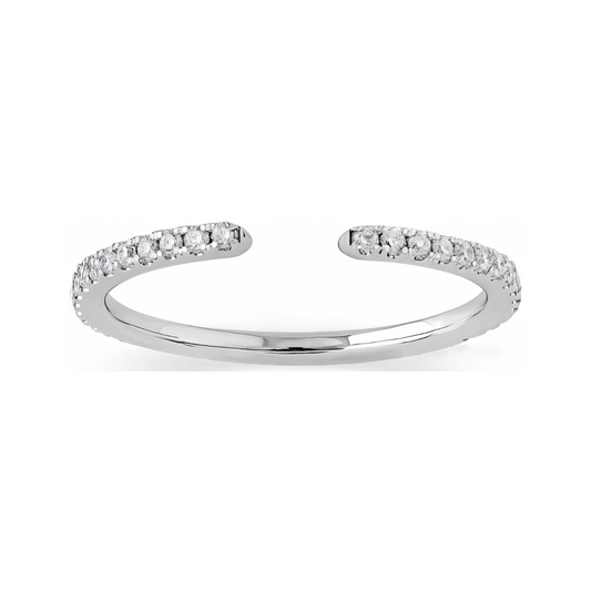 Pave Open Ring