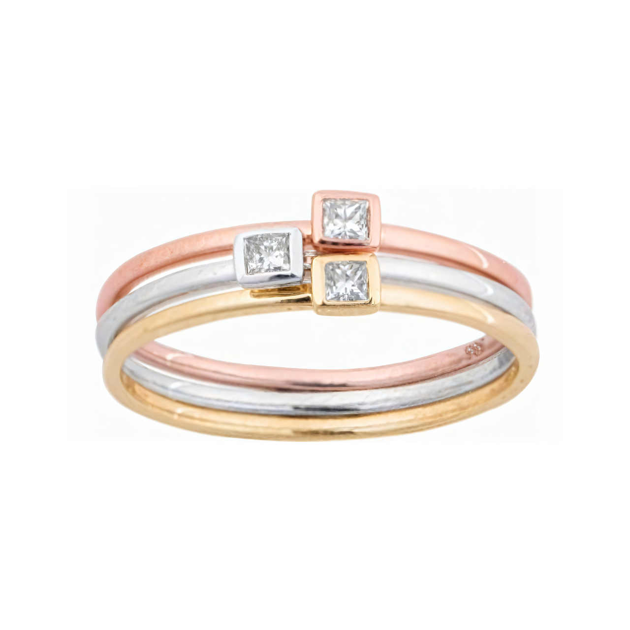 Princess Stackable Rings Set - ForevrGold | Los Angeles
