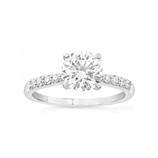 1.71 ctw Round Engagement Ring