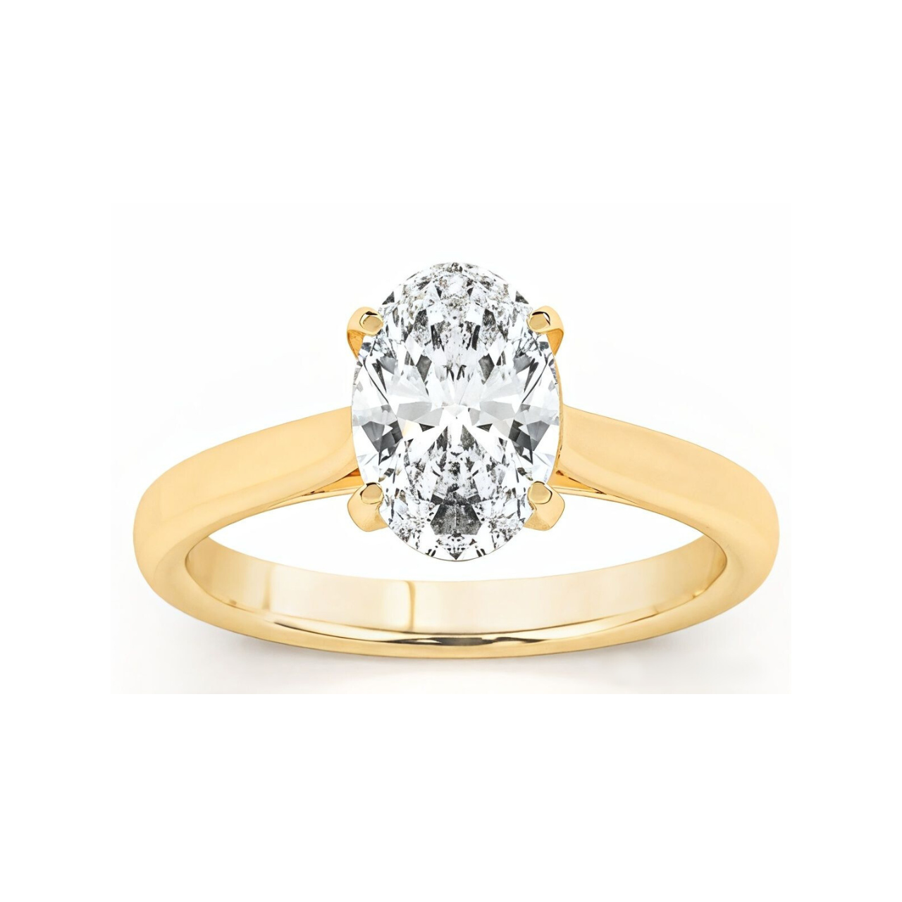 2 ctw Oval Solitaire Engagement Ring