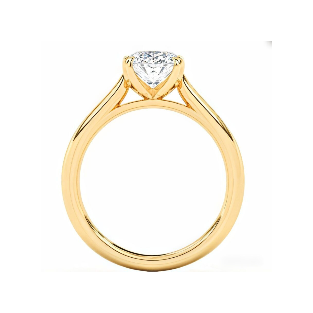 2 ctw Oval Solitaire Engagement Ring