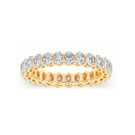 Oval Eternity Band