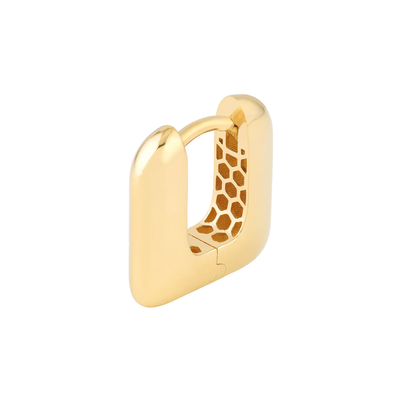 Rounded Clip Huggie Earrings