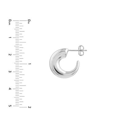 Puffy Arc Hoops - ForevrGold | Los Angeles