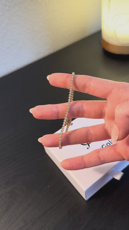 Lab Grown Diamond Tennis Bracelet 1ct